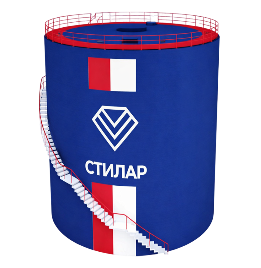 Цельносварной резервуар РВС для спирта 125 м³ от завода-производителя